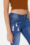 Amelia Distressed Denim Skinny Jeans- Final Sale