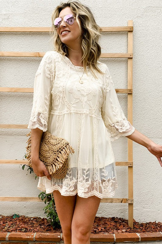 Lilly Lace Tunic- Final Sale