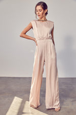 High Profile Satin Jumpsuit