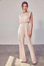 High Profile Satin Jumpsuit