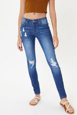 Amelia Distressed Denim Skinny Jeans- Final Sale